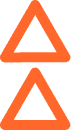 Triangles pointing upwards